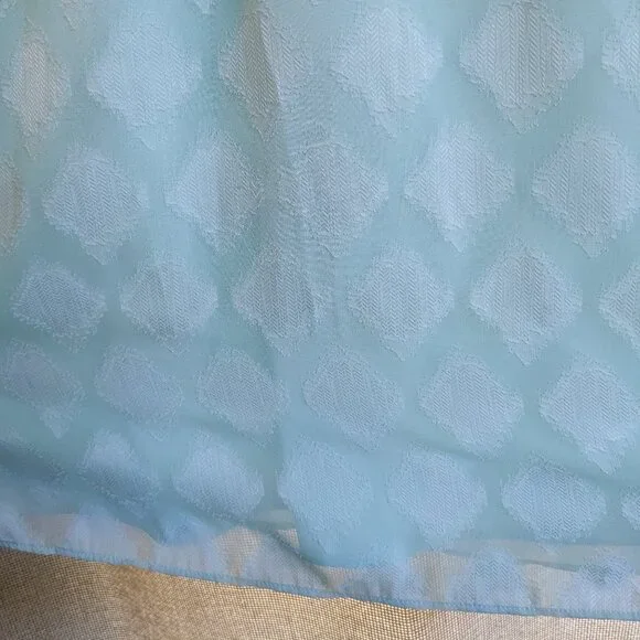 WHBM Light Green Pastel Sleeveless Dress Elastic Waist Free Flowing Lined Size 4 - Picture 8 of 8